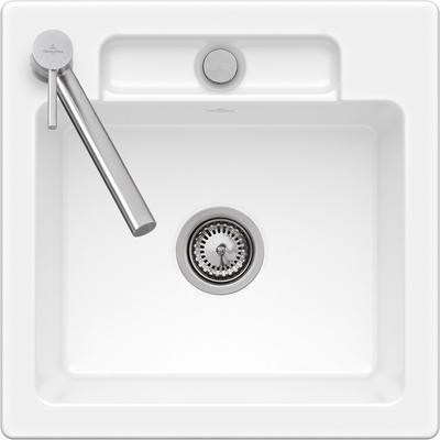 Villeroy & Boch Einbauspüle Siluet 50 S flat 470x470mm Exc-Garn. aus TitanCeram Graphite cplus, 3345 33452Fi4 Image