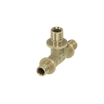 Tece flex T-Stück reduziert Dim. 16 x 14 x 14, Standard Messing, 760512 760512 Image