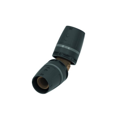 Tece logo-Push Winkelkupplung 45 Grad 50 x 50, Rotguss/Si-Bronze, 8711250 8711250 Image