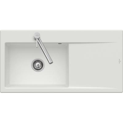 Villeroy & Boch Einbauspüle Subway Style 60 Flat 1000x510mm Ablgarn. IB re Keram. Snow White cplus, 33611FKG Image