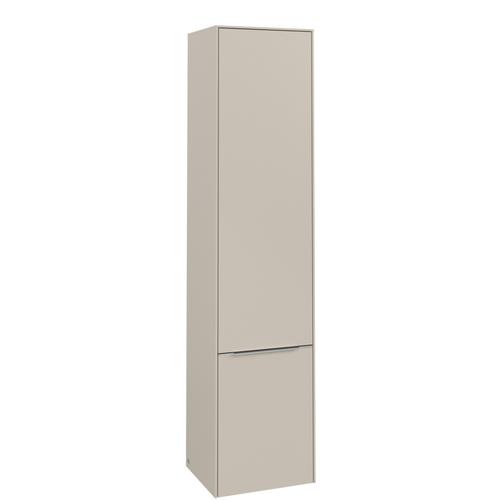 Villeroy & Boch Subway 3.0 Hochschrank, 2 Türen, 400 x 1710 x 346,5 mm, Cashmere Grey / Cashmere Gre C58600VN