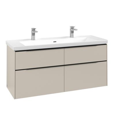 Villeroy & Boch Subway 3.0 Waschbeckenunterschrank, mit Beleuchtung, 4 Auszüge, 1272 x 579 x 462 mm, C602L1VN