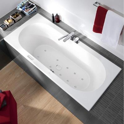 Villeroy & Boch Loop & Friends rechteckige Badewanne, mit Whirlpoolsystem Airpool Entry (AE), 1800 x UAE180LOF2A1VRW Image
