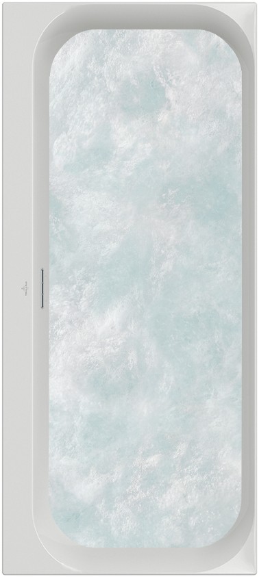Villeroy & Boch Loop & Friends rechteckige Badewanne, mit Whirlpoolsystem Hydropool Entry (HE), inkl UHE170LSF2B1VRW Image