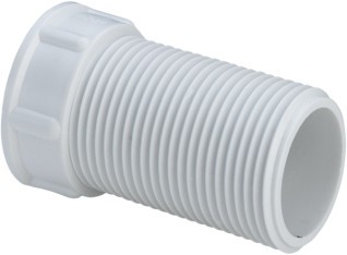 Viega Verlängerungsstück 5625.55, in G1 x 50mm Kunststoff weiss 131623 Image