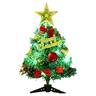 Tabletop Mini Christmas Tree Set Small Christmas Tree Decor Christmas Tree Set Tabletop Decor With LED Lights And Top Star 1PC