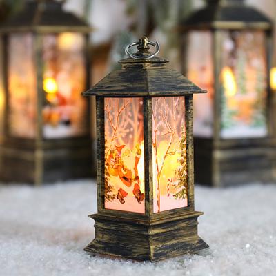 Christmas Decorative Lantern Led,Santa Snowman Elk Indoor Lanterns Decorative,Outdoor Hanging Lantern,Decorative Lanterns.