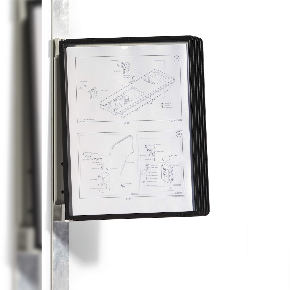 Durable Sichttafelsystem Vario Magnetic Wall 5, 5 Sets, Art. Nr. 591401 Image