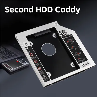 Full Aluminum Hard Disk Tray For 12.7/9.5 Inch Laptop Mechanical Sata3 Ssd Solid State Drive Drive