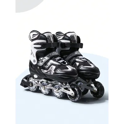 FREE STAR high-end shaped four-size adjustable adjustable height in-line PU roller skates comfortable breathable soft surface ro
