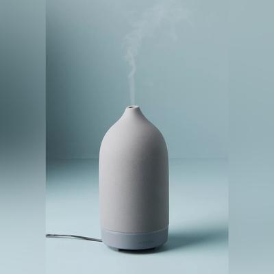 Anthropologie Other | Anthropologie Vitruvi Charcoal Stone Essential Oil Diffuser | Color: Gray | Size: Os