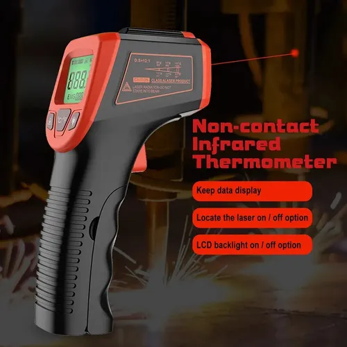 Pistolet Therye.com à infrarouge, mesure de haute température, huile de cuisine et eau chaude,