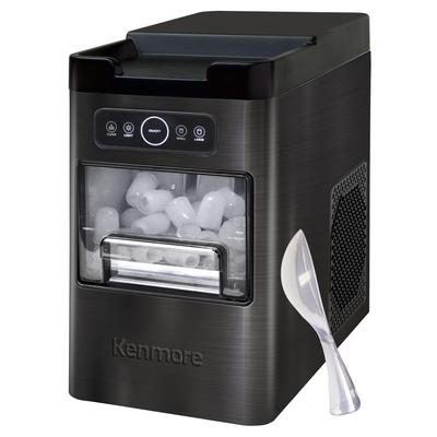 Kenmore Front-Load Countertop Ice Maker | 26lb(24hrs) | Stainless Steel