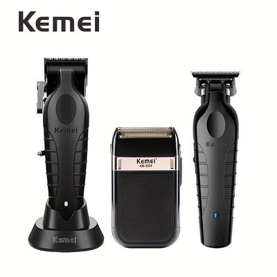 Men's Men's Professional Electric Hair Clipper & Shaver Set Usb Rechargeable Cordless Hair Clipper & Beard Trimmer Ideal Gift