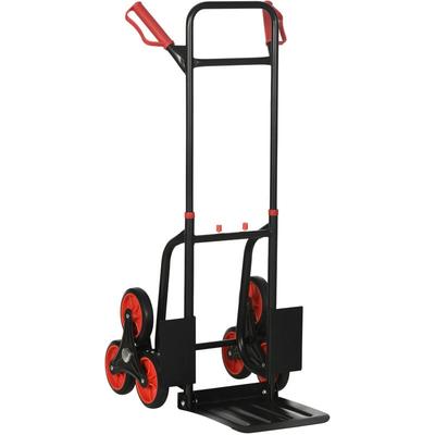 Treppensteiger 120 kg Sackkarre Transportkarre Griff höhenverstellbar Klappbar Stahl 45 x 60 x 109