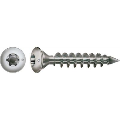 Pfostenschraube, 8 x 50 mm, 10 Stück, Vollgewinde, Zentrierkopf, t-star plus T40, CUT-Spitze Image