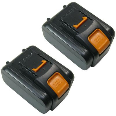 2x Trade-Shop Premium Li-Ion Akku, 16V / 3000mAh ersetzt WA3527 WA3539 für Worx Worx WX152 WX152.1