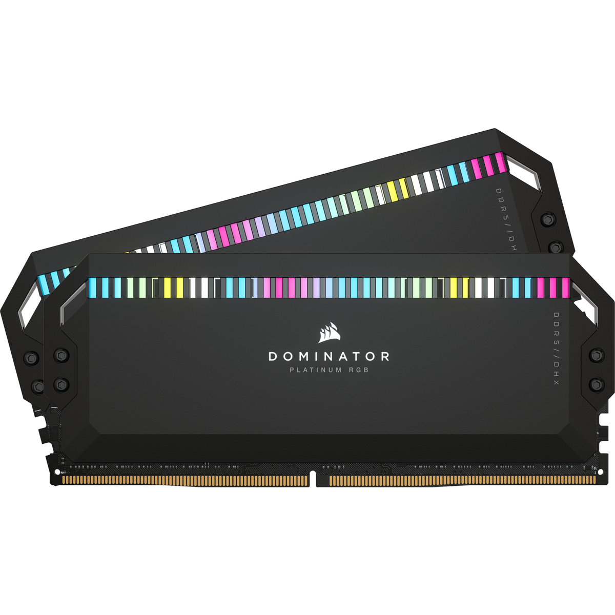 CORSAIR Arbeitsspeicher "Dominator Platinum RGB DDR5 6200MHz DIMM 32GB (2x16GB)", bunt, 32 GB, Arbeitsspeicher, RGB Beleuchtung ICUE Image
