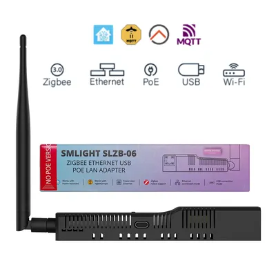 SMLIGHT SLZB-06/SLZB-06M/SLZB-06p7 Zigbee 3.0 to Ethernet,USB,WiFi gateway coordinator with