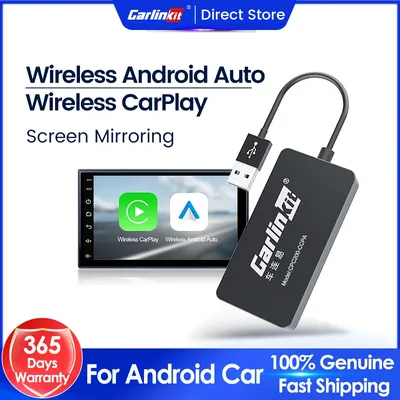 Carlinkit Wireless CarPlay for Android Car Head Unit Wireless Android Auto Dongle Mirror Screen