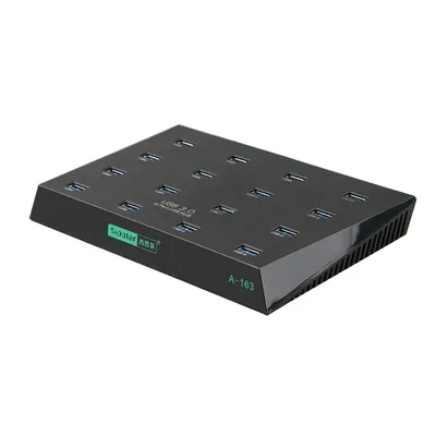 Sipolar A163 Super Speed 16 Port Multiple USB 3.0 Duplicator Hubs for SD Tf Card U Flash Disk Copy