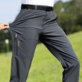 Per uomo Pantaloni da escursione Esterno Standard Traspirante Asciugatura rapida Morbido Comodo Pantaloni Grigio scuro Nero Campeggio e hiking Caccia Pesca S M L XL XXL