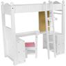 Letto a Castello e Scrittoio per Bambole Giochi Ruolo Olivias World TD-0204A - Bianco