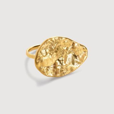Gold Capri Teardrop Ring