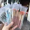 8 Stück weiche flauschige Make-up Pinsel Set für Kosmetik Foundation Rouge Puder Lidschatten Kabuki Blending Make-up Pinsel Beauty Tool