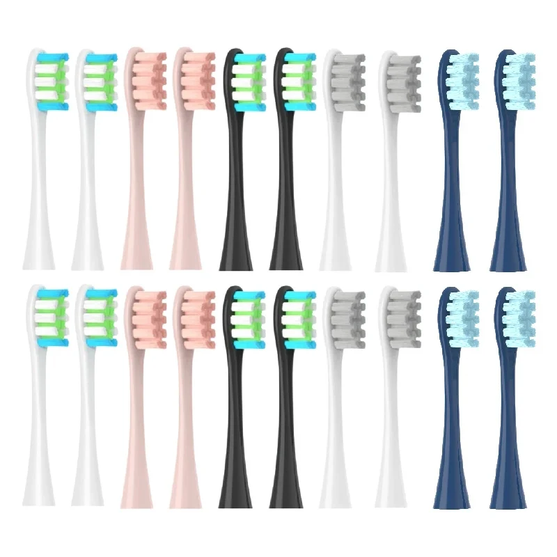 8 Ersatzbürstenköpfe für Oclean X/ X PRO/ Z1/ F1/ One/ Air 2/SE/Flow DuPont, weiche, geeignete Vakuumborstendüsen Image