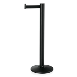 2x Abgrenzungspfosten Gurtband integriert 3 Meter schwarz Joinflex Image