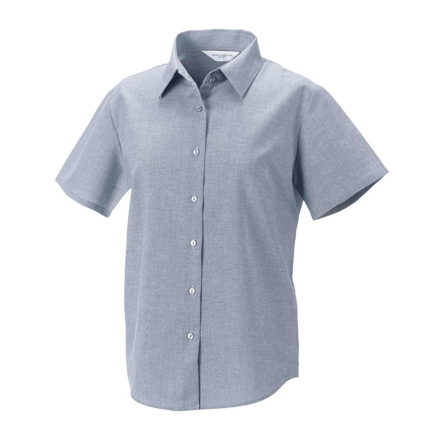 Russell Collection - Hemd für Damen kurzärmlig (Silber) Image