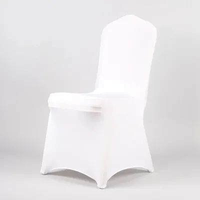 50/100pcs White Chair Covers for Wedding