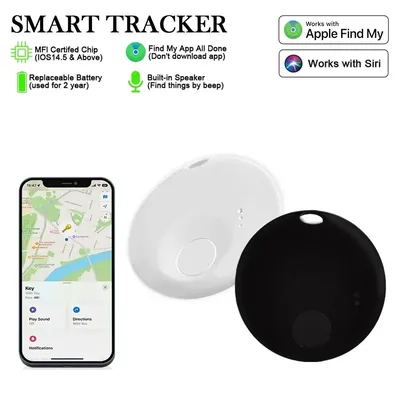 Smart GPS Tracker Mini Tag For IOS Apple Find My APP ITag Anti Lost Reminder Device MFI Rated