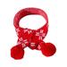 MtsDJSKF Cat Scarf Pet Christmas Scarf Festive Knitting Accessories Knitting Cat Scarf Collar Pet Cat Chai Dog Knitted Snowflake Plaid Rabbit Wool Scarf Keep Warm Christmas Christmas Day