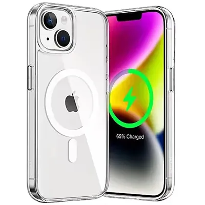 Magnetic Transparant Phone Case For iPhone 11 12 13 14 15 Pro Max Mini X XS XR 6 7 8 Plus Magsafe Wireless Charging Cover Case