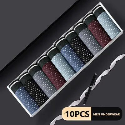 10 Piece/los Men Underwear Boxer Male Panties Bamboo Fiber Man Underwear Soft Boxer Short Boxer