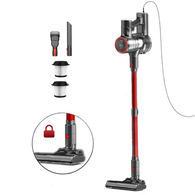 YISORA kabelgebundener Staubsauger, 600 W 23 kPa Stabstaubsauger, freistehender 6-in-1-Handstaubsauger für Hartböden und Teppiche Image