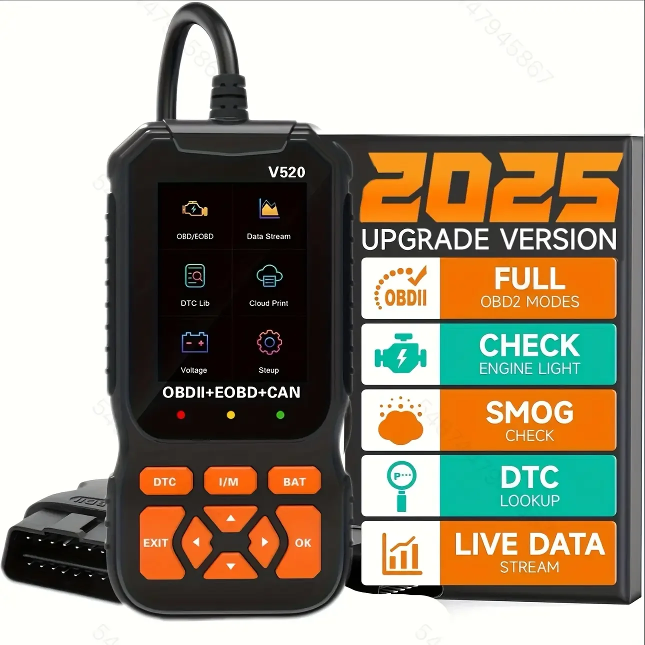 Outil de Diagnostic de Scanner de voiture V520 et V318 OBD2, contrôle de la lumière du moteur amélioré, lecteur de Code du moteur pour le Code de défaut de dégagement de voiture