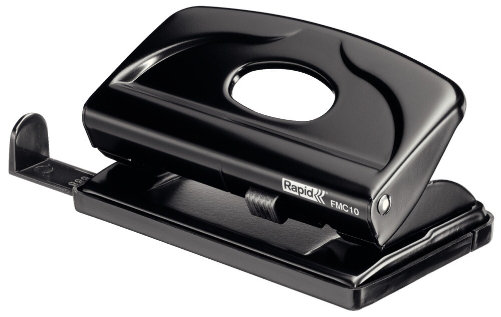 Rapid Bürolocher FMC10 Metall 10 Blatt schwarz Image