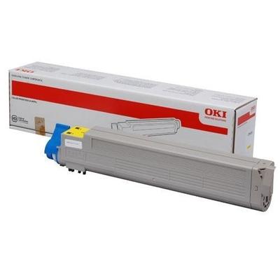 Original OKI 43837129 Toner Gelb