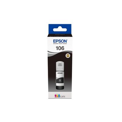 Original Epson C13T00R140 / 106 Tintentank Photo Schwarz