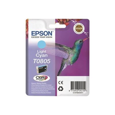 Original Epson C13T08054011 / T0805 Druckerpatrone Light Cyan