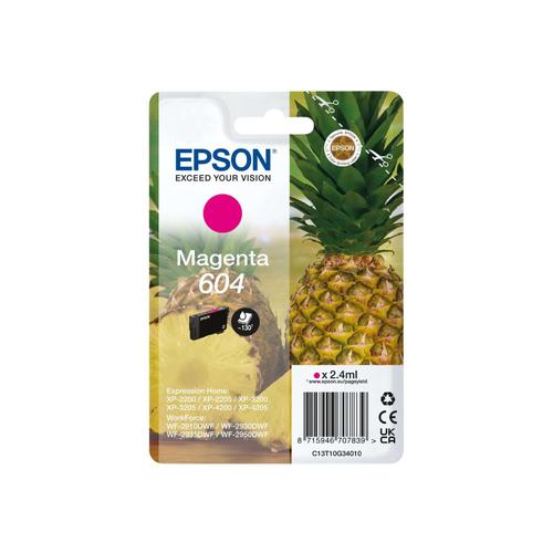 Original Epson C13T10G34010 / 604 Druckerpatrone Magenta