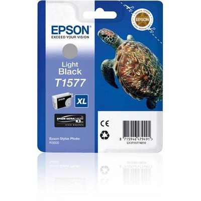 Original Epson C13T15774010 / T1577 Druckerpatrone Schwarz Hell