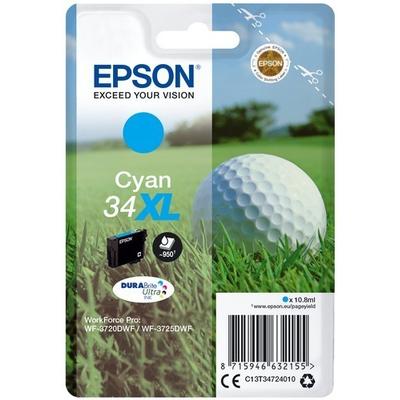 Original Epson C13T34724010 / 34XL Druckerpatrone Cyan