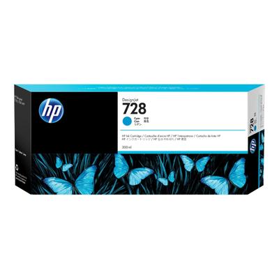 Original HP F9K17A / 728 Druckerpatrone Cyan