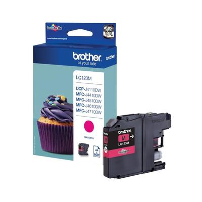Original Brother LC-123M Druckerpatrone Magenta Image