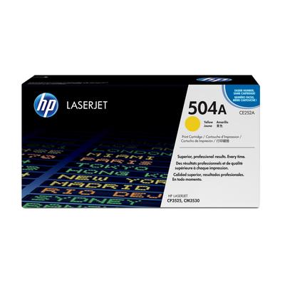 Original HP CE252A / 504A Toner Gelb