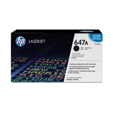 Original HP CE260A / 647A Toner Schwarz